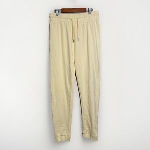 Lefties Tracksuit Joggers Pants Y2K Sweatpants Yellow Women's Large